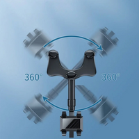 Unterstützung Telefon Rückspiegel – Verstellbarer Winkel und stabile Befestigung 