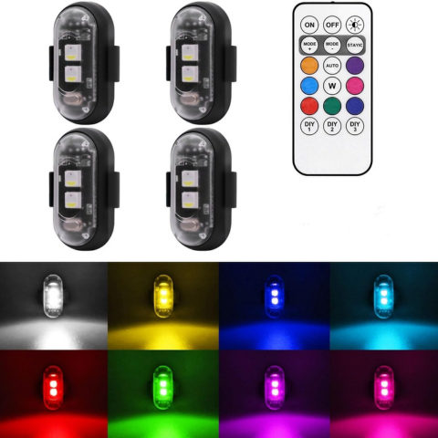 LED Ütközésgátló Fény – Kerékpározás és Motorkerékpározás 