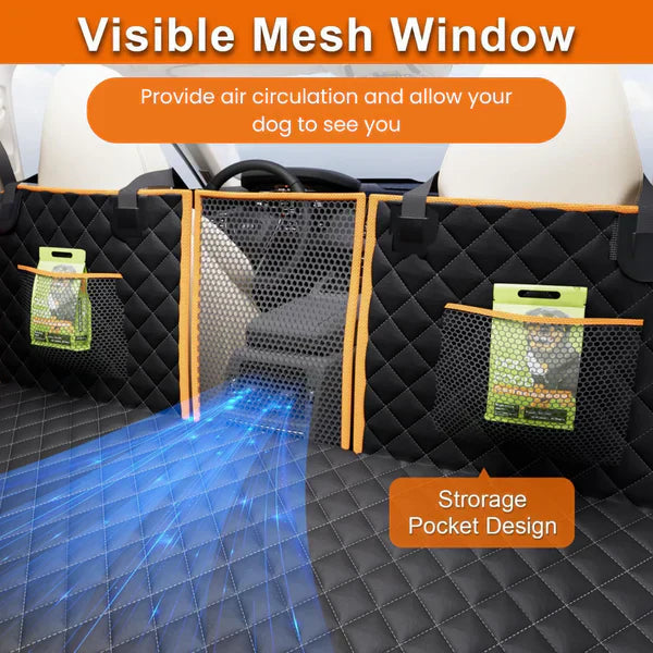 Dog Car Seat Cover – Waterproof & Non-Slip With Safety Harness 