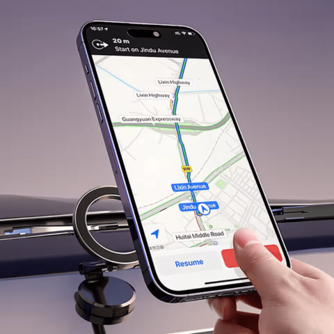 360° Magnetisk Telefonstöd för Bil – Ultra-Stabil Fäste 