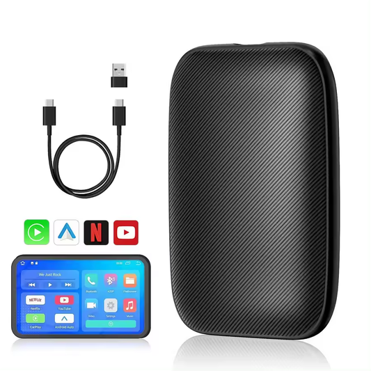 קופסה CarPlay ואנדרואיד אוטו ללא חוטים — חברו את הסמארטפון שלכם בקלות 