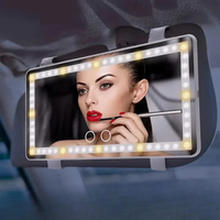 Led Make Up Spiegel voor in de auto - Compact Ontwerp & Verstelbaar Licht