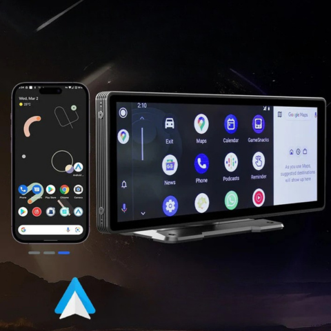 Trådløs berøringsskjerm i bilen - smart kontroll og stilig design