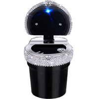 Brillant mini-bilaskebæger - elegant design og røgsikker lukning