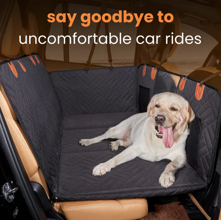 Dog Car Seat Cover – Waterproof & Non-Slip With Safety Harness 