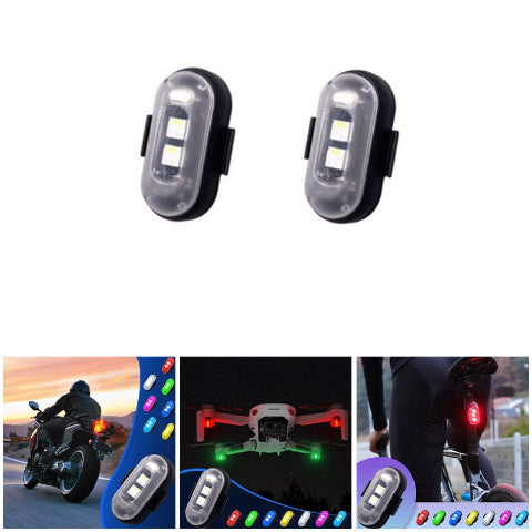 LED Ütközésgátló Fény – Kerékpározás és Motorkerékpározás 