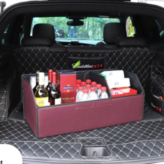 Cofre de Almacenamiento para Coche — Plegable y Fácil de Transportar 